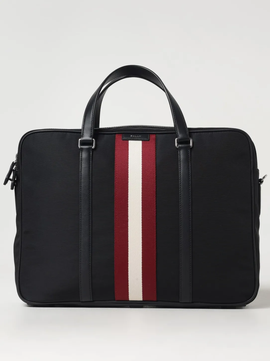 Borsa da lavoro Bally in nylon riciclato e pelle