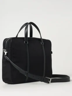 Borsa da lavoro Bally in nylon riciclato e pelle