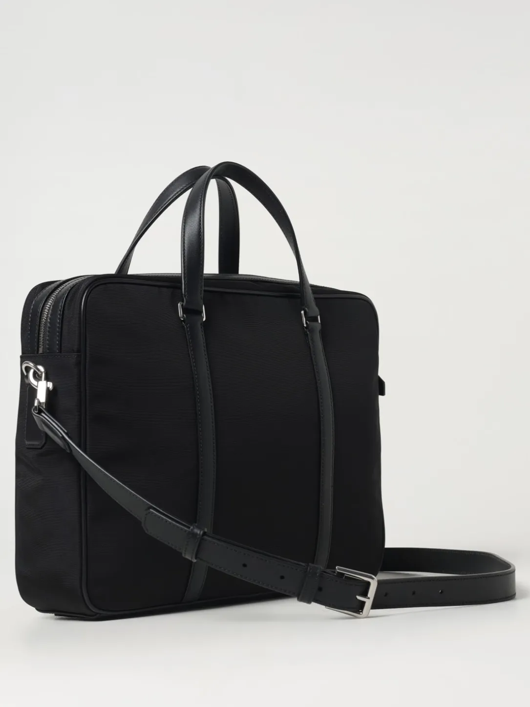 Borsa da lavoro Bally in nylon riciclato e pelle