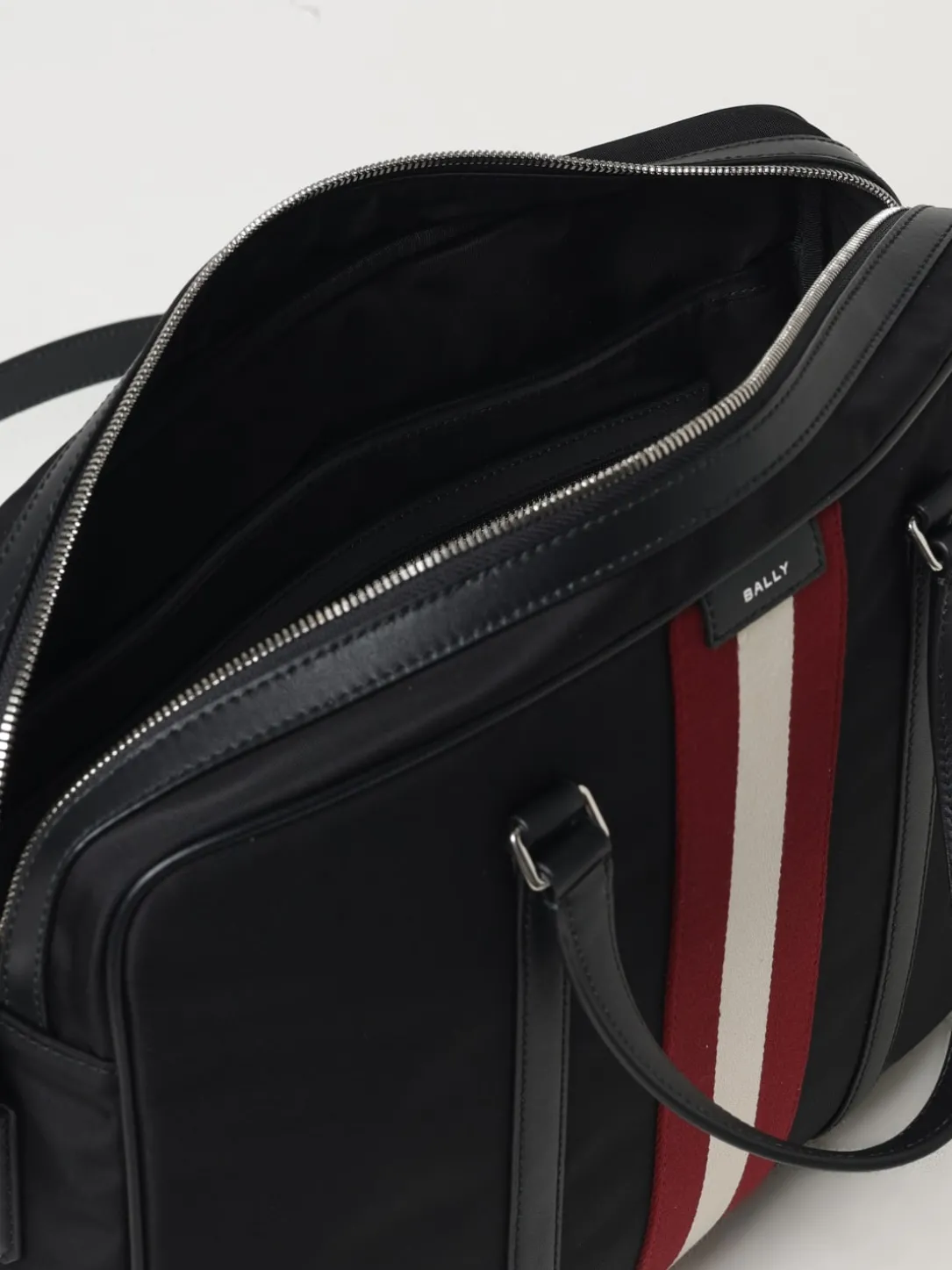 Borsa da lavoro Bally in nylon riciclato e pelle