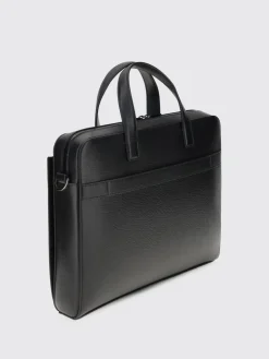 Borsa da lavoro Gancini Ferragamo in pelle martellata