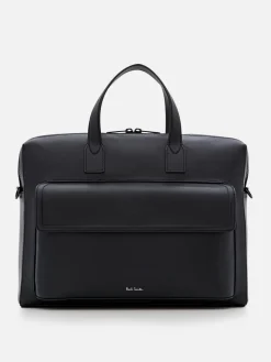 Borsa da ufficio in pelle saffiano Paul Smith