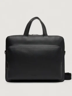 Borsa da ufficio Micro Pebble in pelle sintetica Calvin Klein