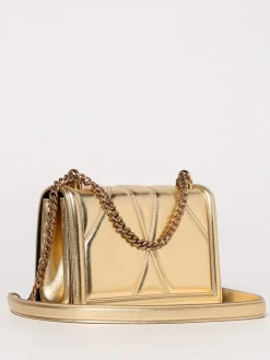 Borsa Devotion Dolce & Gabbana in nappa mordorè matelassè