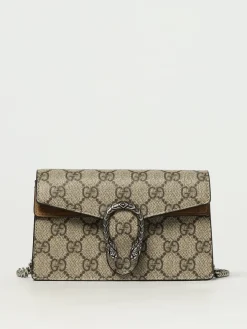 Borsa Dionysus Gucci in tessuto GG Supreme e camoscio