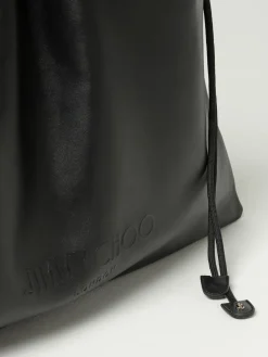 Borsa Drawstring Tote L Jimmy Choo in pelle di vitello