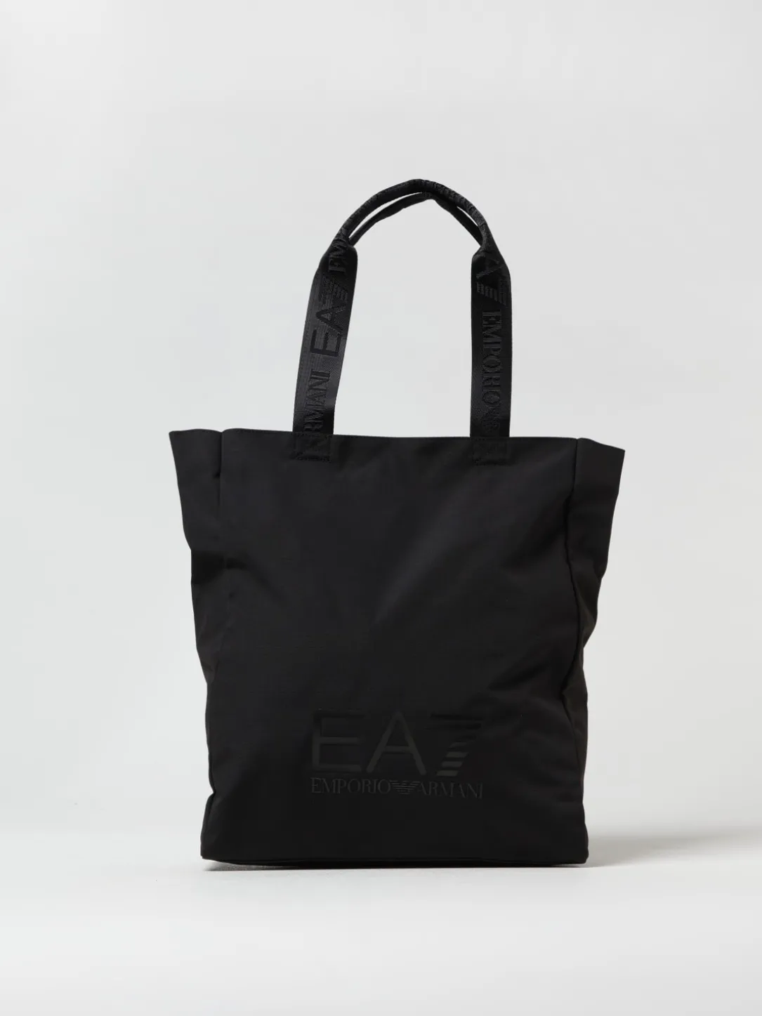Borsa EA7 in nylon con stampa logo