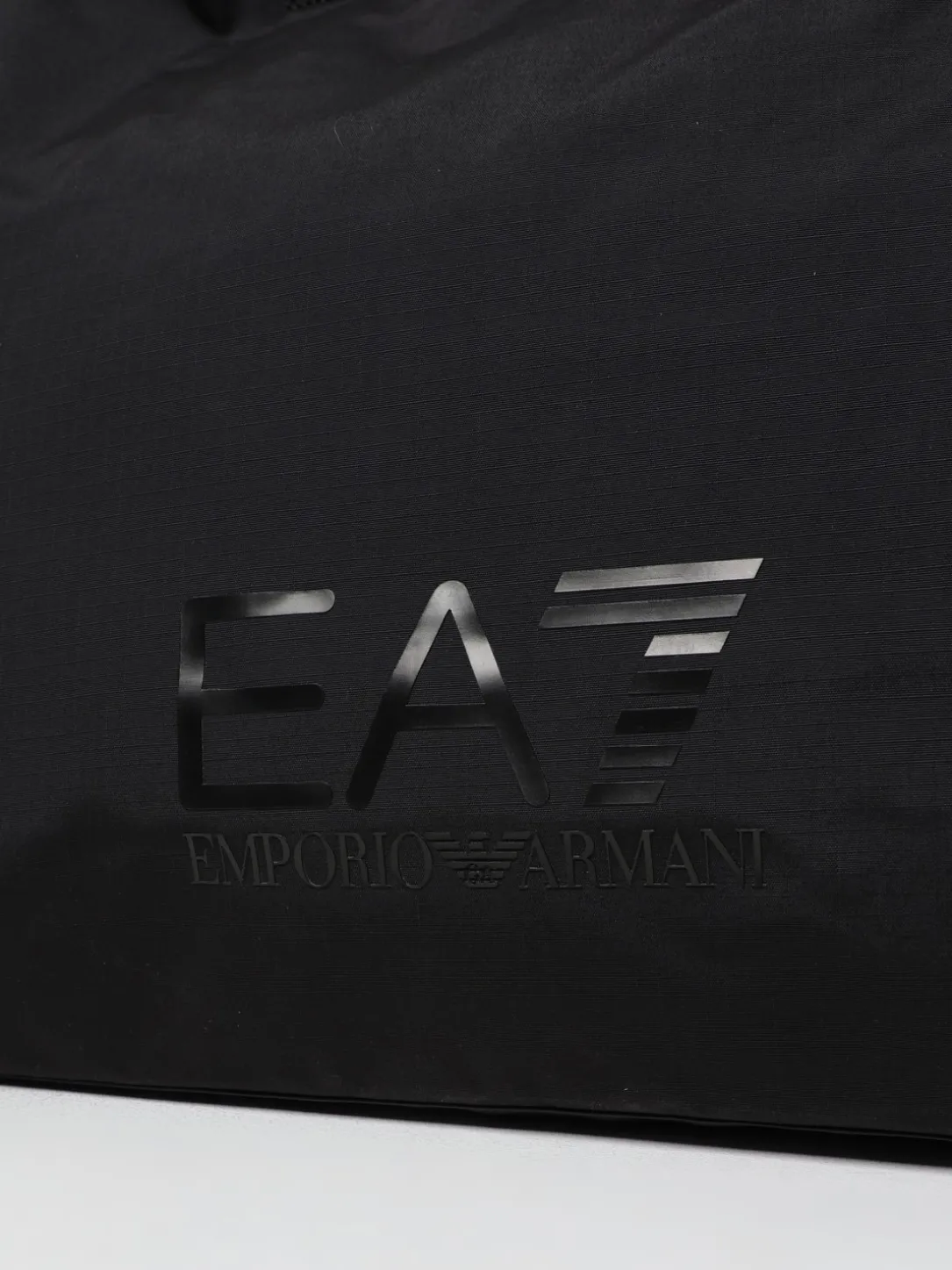 Borsa EA7 in nylon con stampa logo