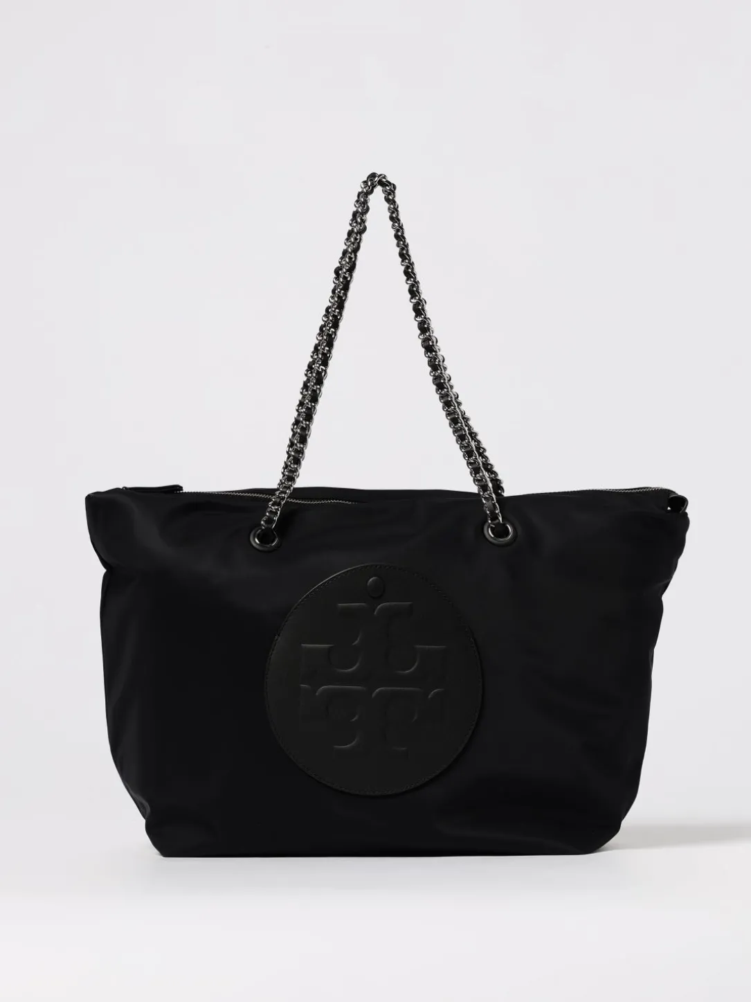 Borsa Ella Small Tory Burch in nylon riciclato e pelle bio-based