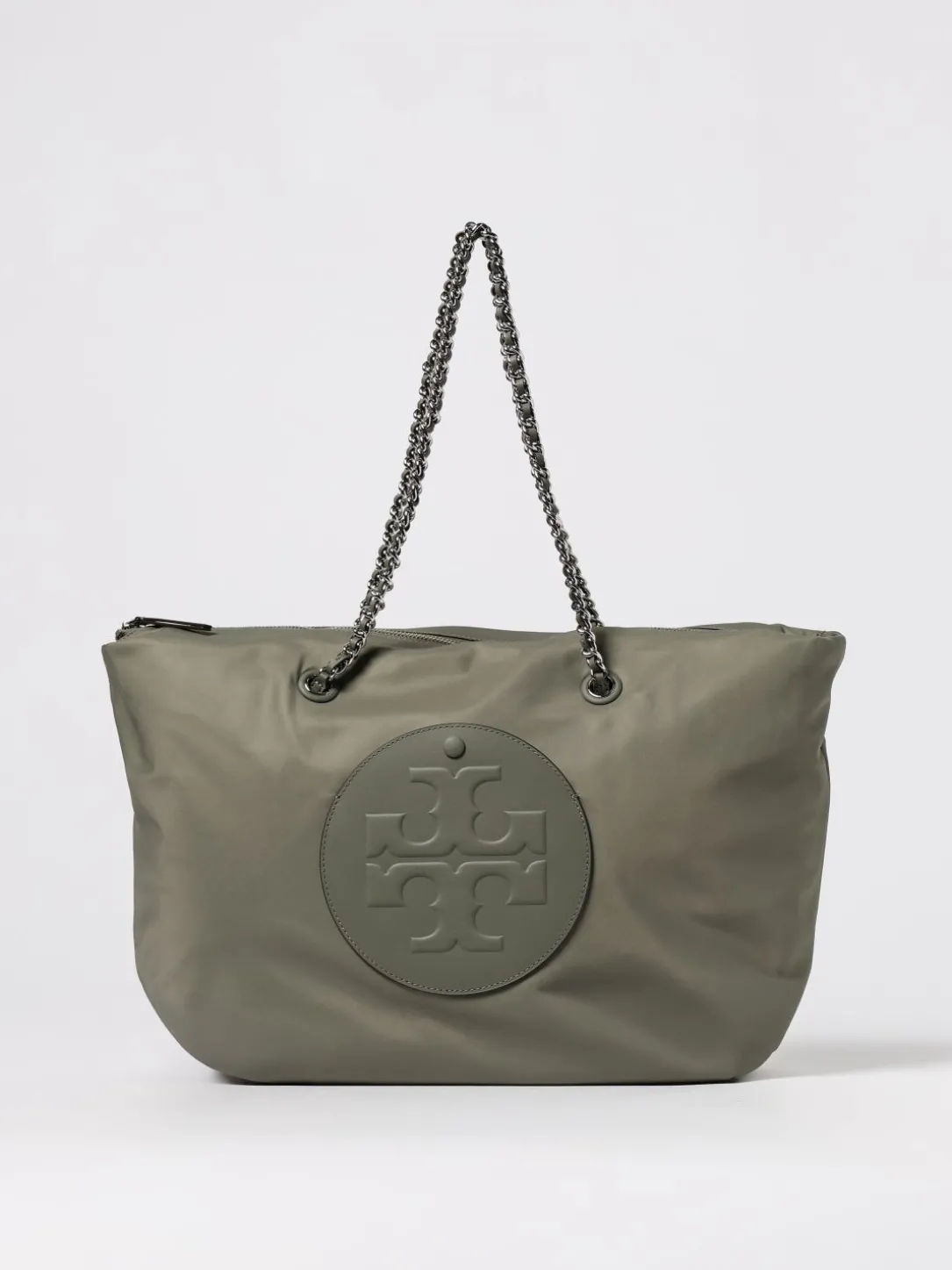 Borsa Ella Tory Burch in nylon riciclato e pelle bio-based