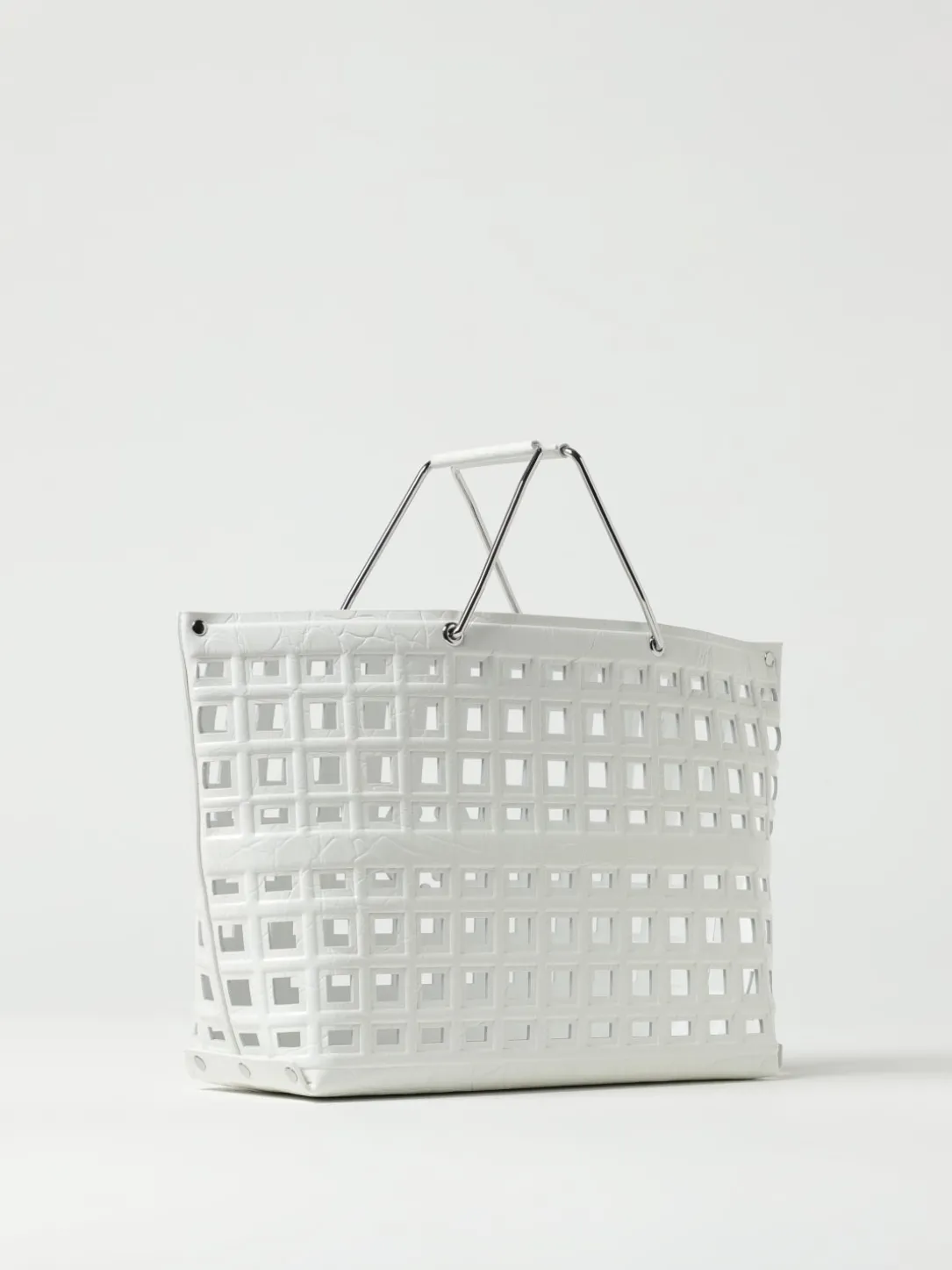 Borsa Ella Tory Burch in pelle traforata stampa cocco