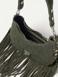 Borsa Ermanno Scervino in canvas traforata