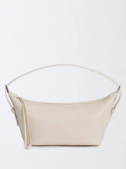 Borsa Fabiana Filippi in pelle a grana con monile