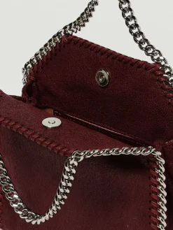 Borsa Falabella Micro Stella McCartney in camoscio sintetico cracklè