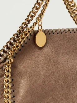 Borsa Falabella Micro Stella McCartney in camoscio sintetico cracklè