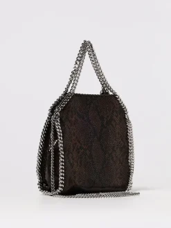 Borsa Falabella Mini Stella McCartney in pelle sintetica stampa pitone