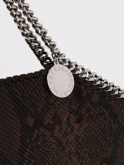 Borsa Falabella Stella McCartney in pelle sintetica stampa pitone