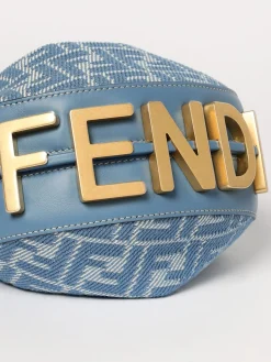 Borsa Fendigraphy Mini Fendi in canvas jacquard e pelle