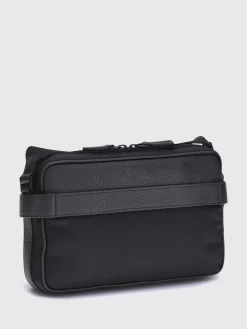 Borsa Ferragamo in nylon e pelle martellata