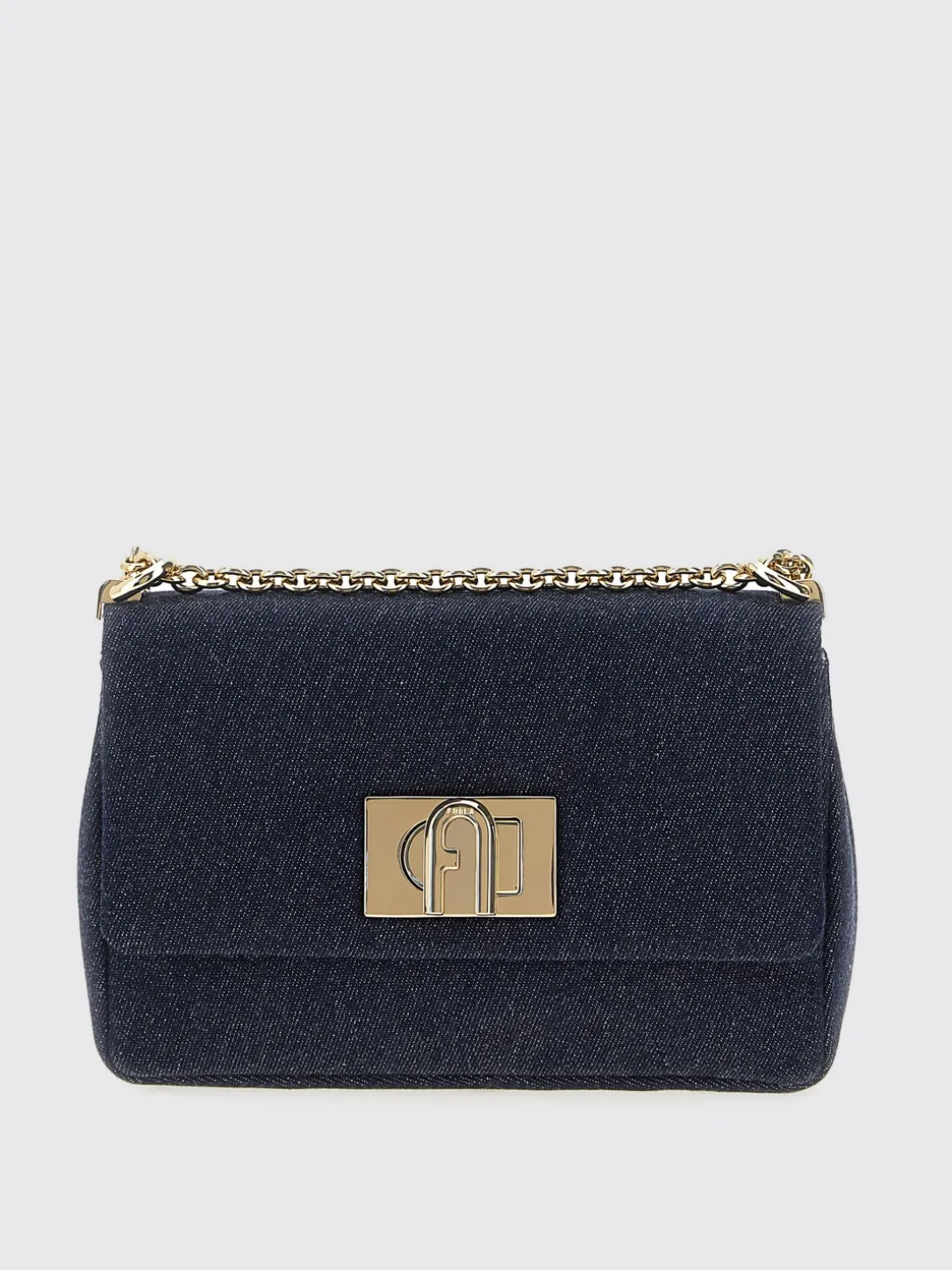 Borsa Furla in denim di cotone