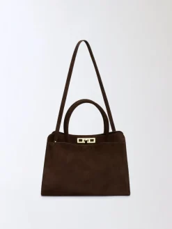 Borsa Handbag grande in camoscio Fabiana Filippi