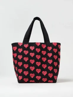 Borsa Heart Karl Lagerfeld reversibile in canvas di cotone riciclato