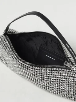 Borsa Heiress Alexander Wang in nylon con cristalli all over