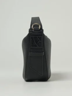 Borsa Hobo in pelle sintetica a grana Armani Exchange