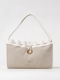 Borsa Isabela Coccinelle in canvas e pelle a grana