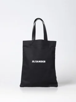 Borsa Jil Sander in canvas e pelle