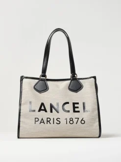Borsa Jour L Lancel in iuta e pelle