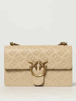 Borsa Lady Love Puff Pinko in nappa trapuntata chevron