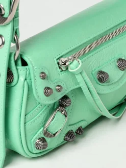 Borsa Le Cagole Sling Balenciaga in pelle bottalata