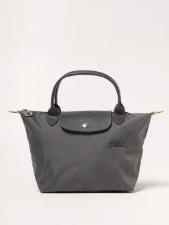 Borsa Le Pliage Longchamp in nylon e pelle a grana