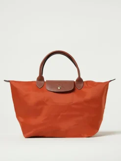 Borsa Le Pliage Original M Longchamp in nylon riciclato e pelle
