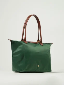 Borsa Le Pliage Original L Longchamp in nylon riciclato e pelle