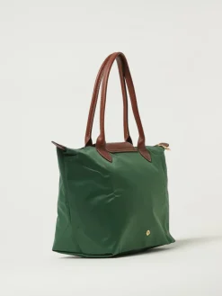 Borsa Le Pliage Original M Longchamp in nylon e pelle a grana