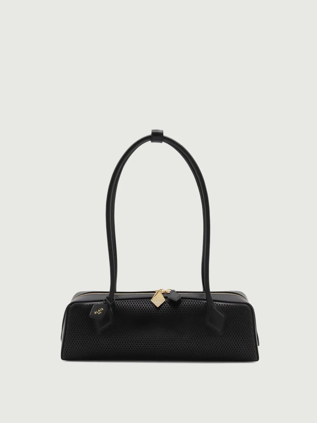 Borsa Le Teckel AlaÏa in pelle a grana