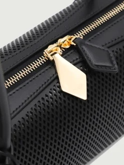 Borsa Le Teckel AlaÏa in pelle a grana