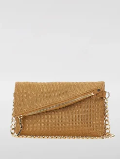 Borsa Liu Jo in camoscio sintetico con strass all over