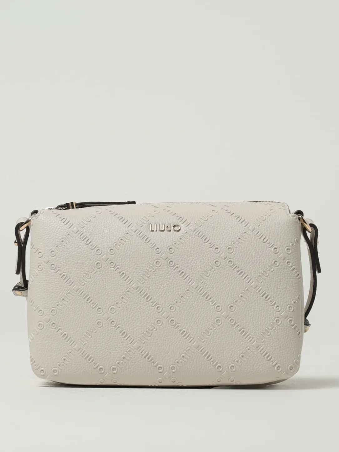 Borsa Liu Jo in pelle sintetica a grana con logo goffrato