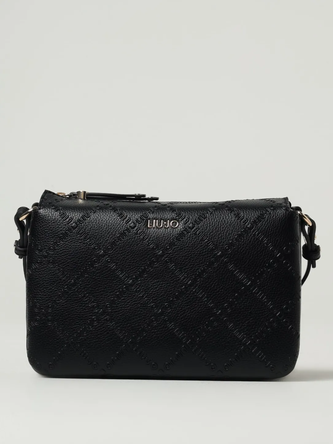 Borsa Liu Jo in pelle sintetica a grana con logo goffrato