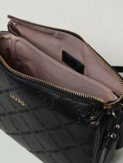 Borsa Liu Jo in pelle sintetica a grana con logo goffrato