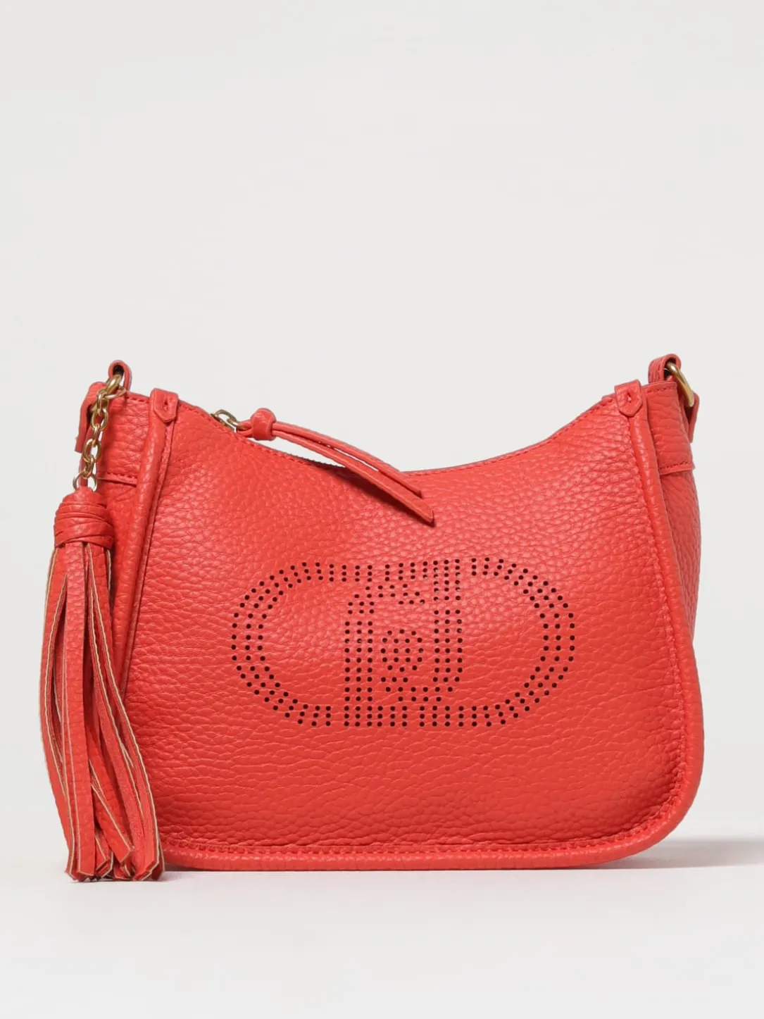 Borsa Liu Jo in pelle sintetica a grana con monogram LJ traforato