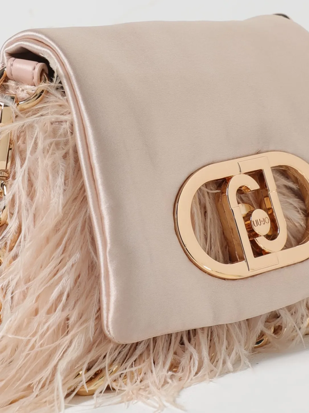 Borsa Liu Jo in viscosa con piume