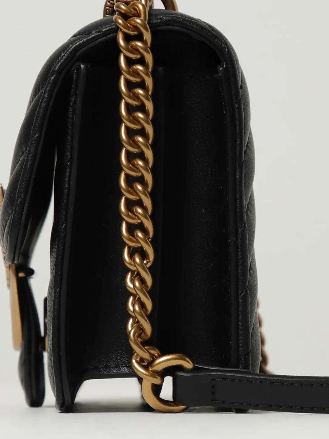 Borsa Love Bag Pinko in nappa matelassè chevron