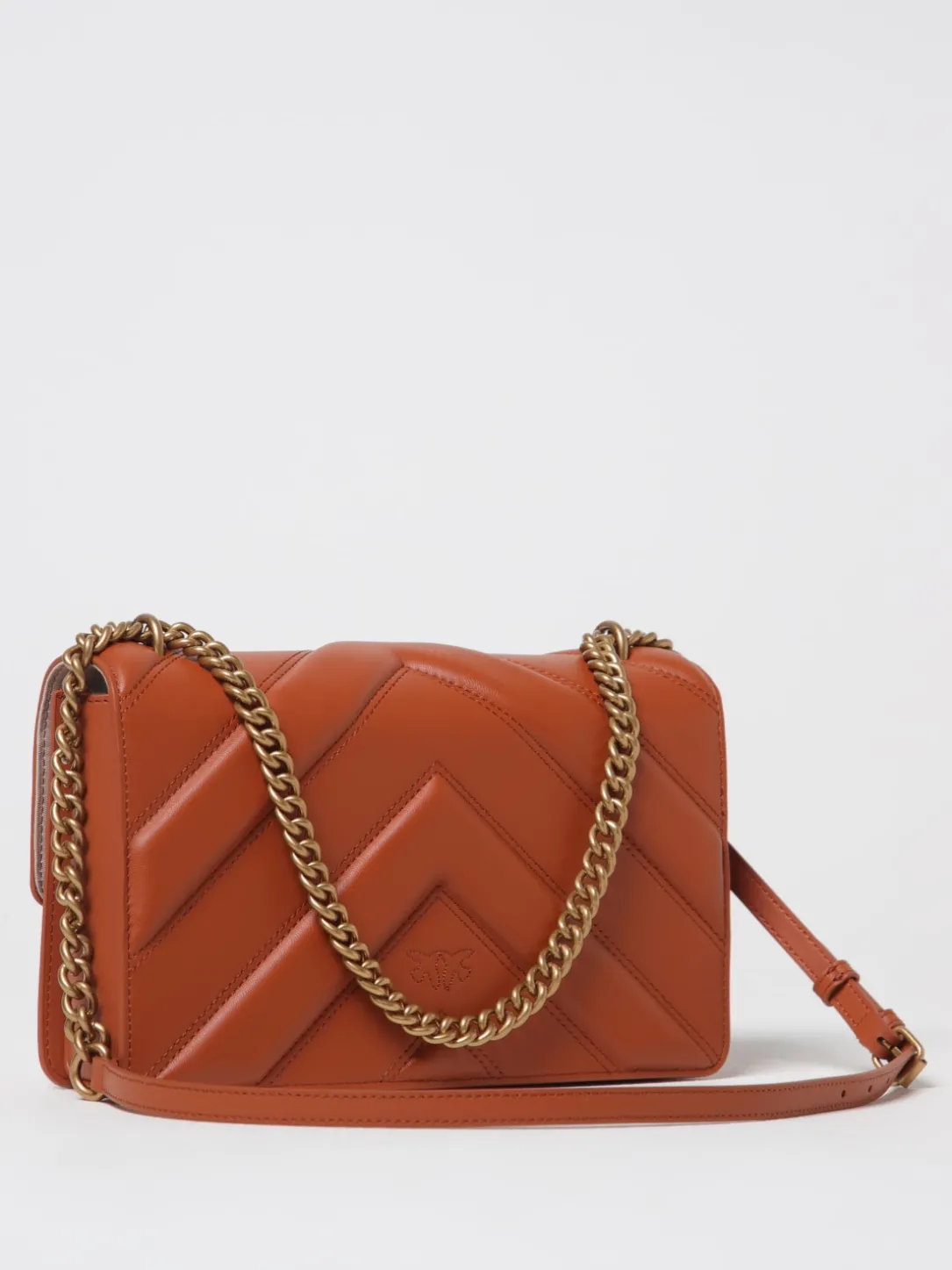 Borsa Love Bag Pinko in nappa trapuntata chevron