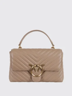 Borsa Love Lady Puff Medium Pinko in nappa matelassè chevron