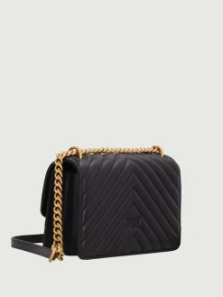 Borsa Love One Mini Pinko in nappa matelassè chevron