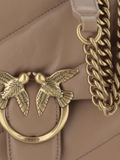 Borsa Love Puff Classic Medium Pinko in nappa matelassè